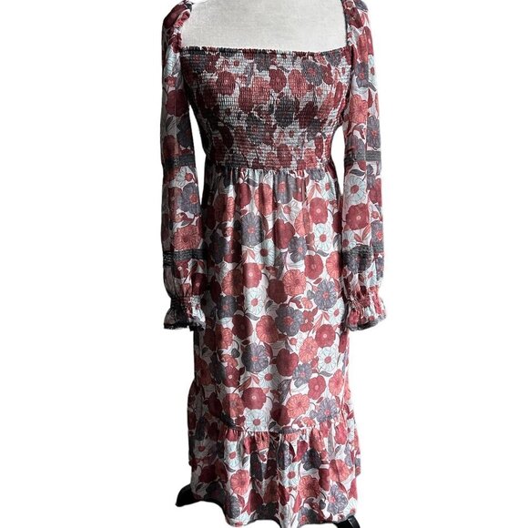 ARITZIA Wilfred Floral Grace Midi Dress US S - Picture 3 of 10